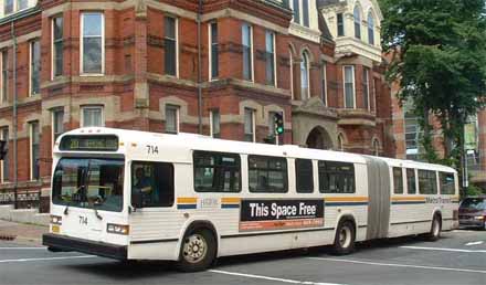 Novabus Classic articulated bus Halifax Metro